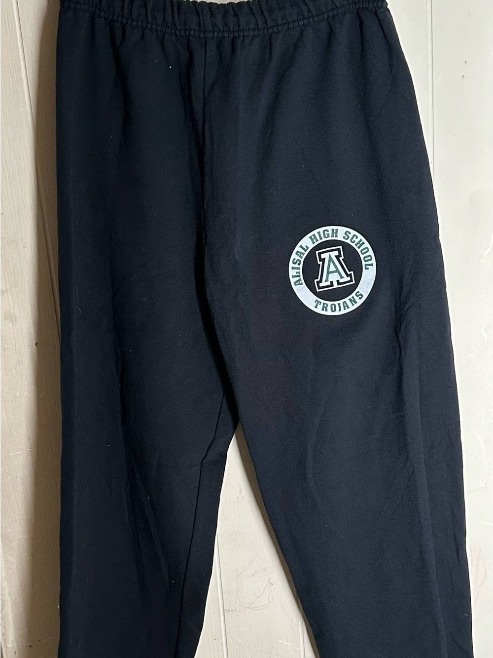 Black Trojans Graphic Jogger Pants